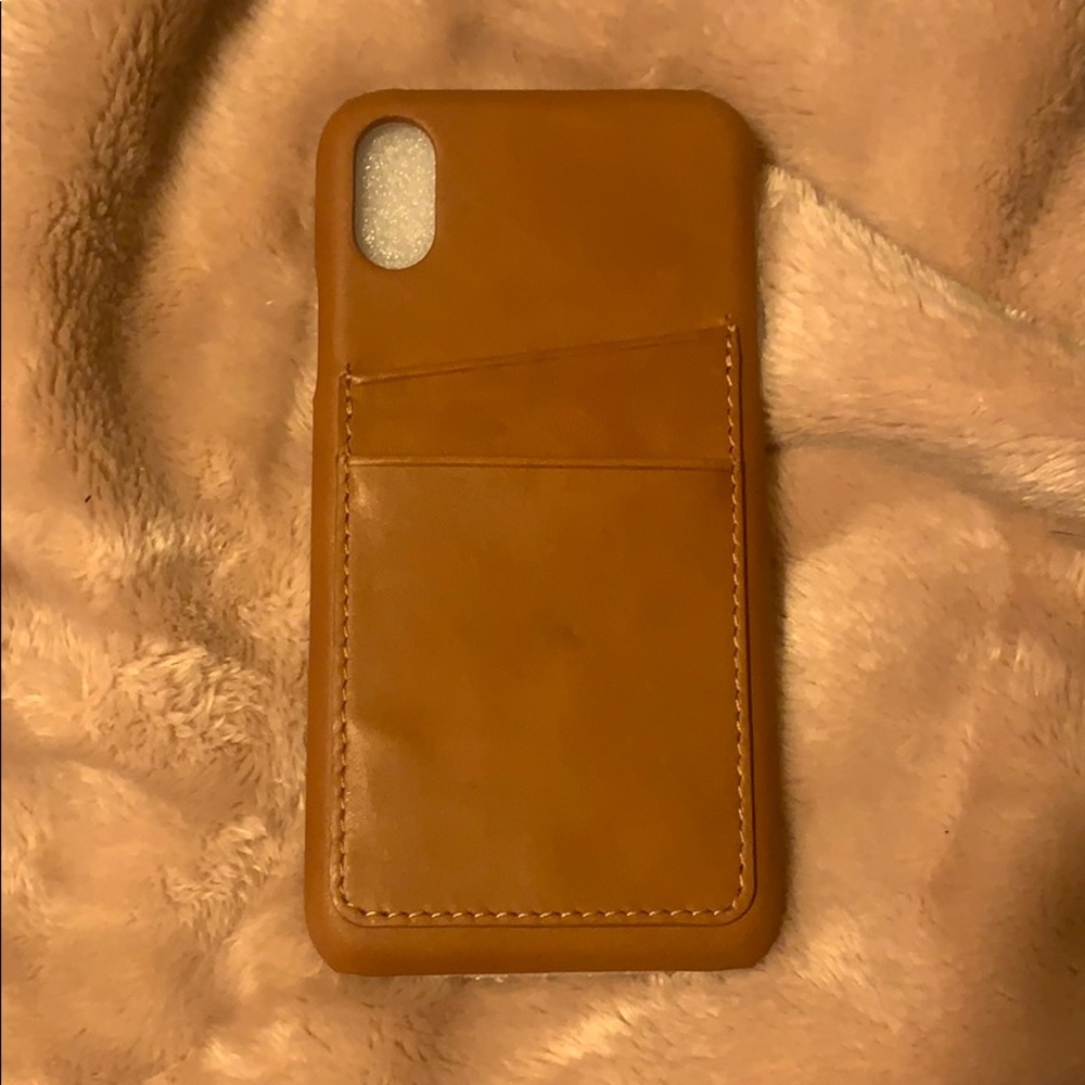 iPhone Xs Leather Phone Case